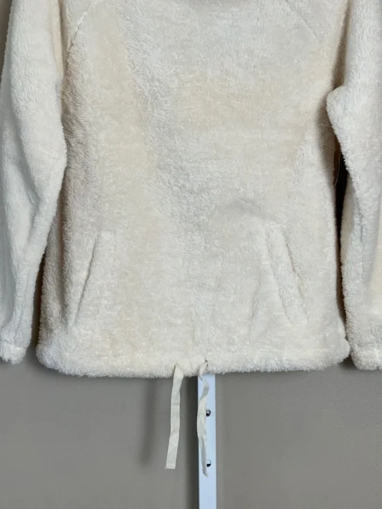 GAP Body Sherpa Mock-Neck Popover Kangaroo Pocket Sweatshirt - Picture 5 of 16